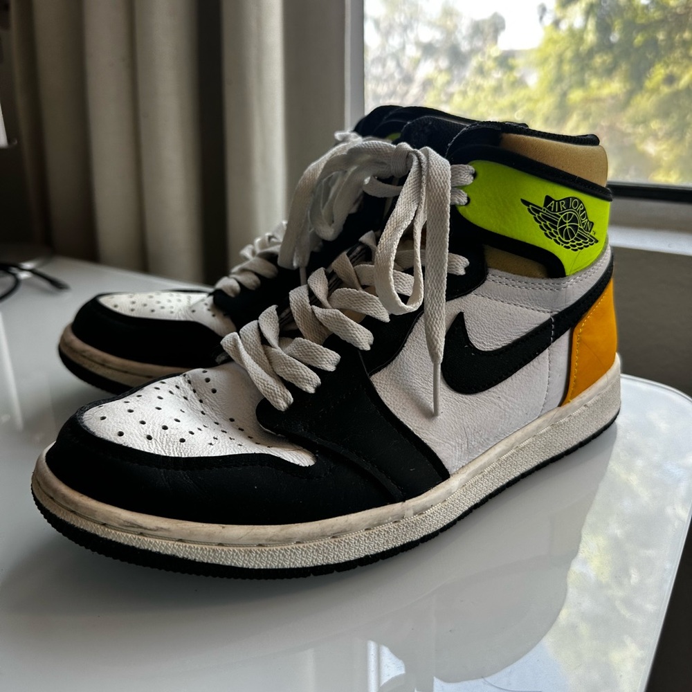 Nike Air Sneakers with Yellow and Black Details